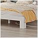 Letto In Legno Con Testiera 140x200cm Bianco Finn - Foto miniatura 5