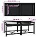 Pedestallo per Lavatrice 2 pcs Nero 120 x 56 x 52 cm Acciaio - Foto miniatura 9