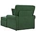 Chaise Longe con Gonna 3 pcs Verde Giungla Tessuto in Cords - Foto miniatura 6