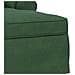 Chaise Longe con Gonna 3 pcs Verde Giungla Tessuto in Cords - Foto miniatura 7