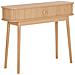 Tavolo Consolle Nikko-marrone-mdf-100x30x80,5 Cm - Foto miniatura 3