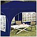 Tenda per feste a pop-up 575 x 288 x 245 cm Blu Tessuto Oxford - Foto miniatura 3
