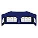 Tenda per feste a pop-up 575 x 288 x 245 cm Blu Tessuto Oxford - Foto miniatura 5