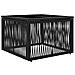 Set Divano da Giardino 12 pcs Nero polyrattan - Foto miniatura 5