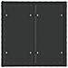 Set Divano da Giardino 12 pcs Nero polyrattan - Foto miniatura 6