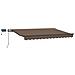 Tenda retrattile Tortora 400 × 300 cm Tessuto e Alluminio - Foto miniatura 1