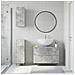 Set di armadietti da bagno in 3 pezzi ZWOLLE Grigio Cemento - Foto miniatura 9
