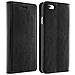 Custodia A Libro In Vera Pelle Serie First Class Per Apple Iphone 6 E 6s - Nera - Foto miniatura 2