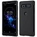 Custodia Xperia Xz2 Compact Originale Tattile Style Cover Stand Nero - Foto miniatura 2
