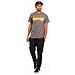 T-shirt Flame Logo Grigio (xl, Grigio) - Foto miniatura 2