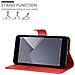 Custodia Compatibile Con Xiaomi Redmi Note 5a In Rosso Carminio - Coperchio Protettiva Con Chiusura Magnetica, Funzione Stand E Tasca Per Le Carte - Foto miniatura 3