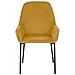 Set Di 2 Sedie Da Pranzo In Velluto A Coste Giallo Loverna - Foto miniatura 6