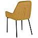 Set Di 2 Sedie Da Pranzo In Velluto A Coste Giallo Loverna - Foto miniatura 14