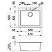 LAV. QUADRA 105 54x44 1V BIANCO 52 SOTTO TOP BIANC - Foto miniatura 3