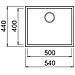LAV. QUADRA 105 54x44 1V BIANCO 52 SOTTO TOP BIANC - Foto miniatura 2