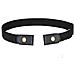Cintura Elastica / Cintura Senza Fibbia Pelle Pu Nero 3 Cm - Foto miniatura 1
