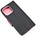 Maxy Custodia Book Orizzontale Silicone Case Per Apple Iphone 13 Pro Black-pink - Foto miniatura 3