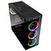 Case Horizon Middle Tower ATX, Micro-ATX, Mini-ITX 2 Porte USB 3.0 Colore Nero (Finestrato) - Foto miniatura 2