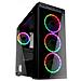 Case Horizon Middle Tower ATX, Micro-ATX, Mini-ITX 2 Porte USB 3.0 Colore Nero (Finestrato) - Foto miniatura 1