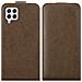 Custodia Compatibile Con Samsung Galaxy A22 4g / M22 / M32 4g In Bruno Caffè - Coperchio Protettivo In Design Flip Con Chiusura Magnetica - Foto miniatura 8