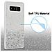 Custodia Compatibile Con Samsung Galaxy Note 8 In Trasparente Con Glitter - Coperchio Protettivo In Silicone Tpu Flessibile Con Glitter Scintillanti - Foto miniatura 3
