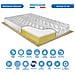 Materasso In Memory Con Fodera Aloe Vera, Traspirante E Sfoderabile Alto 22 Cm Per Letto Piazza E Mezza 120x190 - Foto miniatura 1
