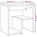 Comodini Rovere Marrone 2 Pz 40x30x40 Cm In Legno Multistrato - Foto miniatura 7