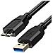 Cavo Usb 3.0 Micro B Per Samsung Galaxy S5 Note 3 / Note Pro 12.2 Nero 1,8 M - Foto miniatura 1