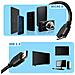 Cavo Usb 3.0 Micro B Per Samsung Galaxy S5 Note 3 / Note Pro 12.2 Nero 1,8 M - Foto miniatura 4