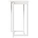 Tavolo da Bar Bianco 60x60x110 cm in Legno Massello di Pino - Foto miniatura 3