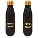 Dc Comics Batman - Borraccia In Metallo Nero E Oro Con Bat Segnale - Foto miniatura 2