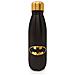 Dc Comics Batman - Borraccia In Metallo Nero E Oro Con Bat Segnale - Foto miniatura 1