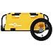 Rimorchio Per Bici Da Carico Giallo In Tessuto Oxford E Ferro - Foto miniatura 5