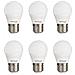 Pack 6 Pezzi Lampadina Led E27 6w (equivalente 50w) - Luce Bianca Calda 2800k - 480 Lumen - Classe Energetica A+ - Attacco Grande E27 - Mini Globo G45 - 45x78mm - Foto miniatura 1