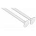 Bastone Per Tende Di Doccia Bianco Alluminio 80 Cm (24 Unità) - Foto miniatura 2