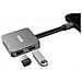 Mini stazione USB Type-C Hubee Light TCM05UF 100W Grigio siderale - Foto miniatura 5