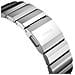 Cinturino Per Apple Watch 44 / 45 / 49mm In Acciaio Inox Fibbia Deployante Modello V2, Argento - Foto miniatura 4