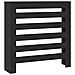 Copertura Termosifone Nera 78x20x82 Cm Legno Multistrato - Foto miniatura 2