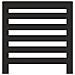 Copertura Termosifone Nera 78x20x82 Cm Legno Multistrato - Foto miniatura 3