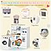 Cucina Giocattolo 2 Pezzi Per Bambini 3-6 Anni Con Utensili Da Cucina, Luci Ed Effetti Sonori, In Mdf E Pp - Foto miniatura 4