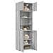 Armadietto Grigio Sonoma 70x42,5x225 Cm In Truciolato - Foto miniatura 2