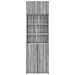 Armadietto Grigio Sonoma 70x42,5x225 Cm In Truciolato - Foto miniatura 3