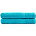 Asciugamani Bagno SOLUND 2 pz Turchesi 80x200 cm 600 g /m² - Foto miniatura 1