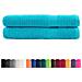 Asciugamani Bagno SOLUND 2 pz Turchesi 80x200 cm 600 g /m² - Foto miniatura 2