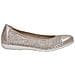Taupe Metallic Casual Closed Ballerinas Ballerine Pelle Scarpe Donna Metallici Eu 36, 9-22151-42-341 - Foto miniatura 2