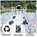 Coprisedie Elasticizzate Per Sedie Da Pranzo, Set Di 6 White - Foto miniatura 6