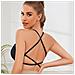 Reggiseno Sportivo Senza Cuciture A Coste Con Schiena Scoperta - Nero  Xxl - Foto miniatura 2