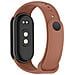 Cinturino Tpu Elegante Compatibile Con Xiaomi Band 8/9 (metal Head) - Comfort E Resistenza Al Sudore Brown - Foto miniatura 3