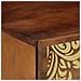 Comodini 2 pz 40x33,5x46 cm Legno Massello di Mango - Foto miniatura 7