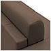 Chris Divano Letto Angolare Con Penisola In Simil Cotone T13 Marrone - Foto miniatura 4